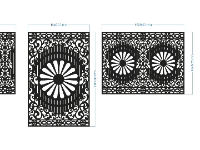 File cnc cổng 1 cánh và hàng rào hoa đẹp