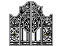 File cnc cổng 2 cánh chính và phụ độc đáo