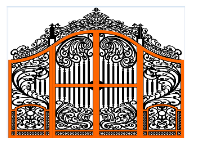 File cnc cổng 2 cánh cho biệt thự