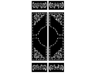 File cnc cổng 2 cánh có ô thoáng được ưa thích nhất hiện nay