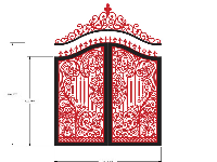 File cnc cổng 2 cánh đẹp nhất năm 2023