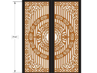 File cnc cổng 2 cánh độc đáo nhất