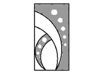 File cnc cổng 2 cánh đơn giản họa tiết tròn