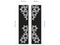 File cnc cổng 2 cánh hoa đẹp