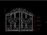 File cnc cổng 2 cánh sắt mỹ thuật đẹp