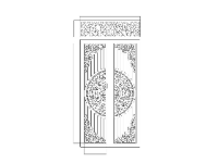 File cnc cổng 2 cánh trống đồng ô thoáng tâm đức