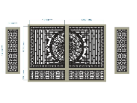 File cnc cổng 2 cánh trống đồng và cổng phụ