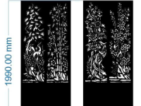 File cnc cổng 2 cánh tứ quý