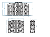 File cnc cổng 3 kích thước mới nhất