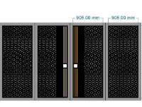 File cnc cổng 4 cánh bông tuyết và cánh phụ