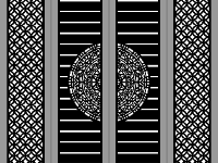 File cnc cổng 4 cánh đồng tiền kết hợp trống