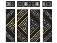 File cnc cổng 4 cánh hoa mới