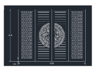 File cnc cổng 4 cánh hot nhất 2023