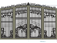 File cnc cổng 4 cánh lá tây siêu hot