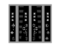 File cnc cổng 4 cánh lồng đèn dxf