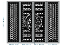 File cnc cổng 4 cánh siêu hot hiện nay