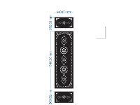 File cnc cổng 4 cánh thiết kế đơn giản nhất 2d đẹp