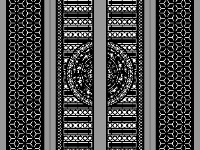 File cnc cổng 4 cánh trống đồng cánh giữa độc đáo