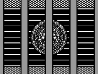 File cnc cổng 4 cánh trống đồng kết hợp hoa văn hình thoi