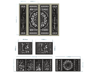 File cnc cổng 4 cánh và hàng rào siêu hot hiện nay