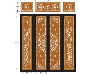File cnc cổng 4 cánh vạn sự như ý sen