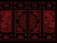 File cnc cổng 4 cánh xuân hạ thu đông