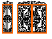 File cnc cổng chính cổng phụ đẹp