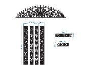 File cnc cổng phát tài phát lộc vạn sự như ý dxf