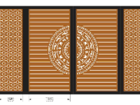File cnc cổng trống đồng bông tuyết