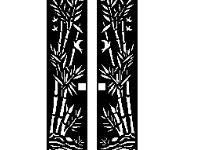 File cnc cổng trúc đẹp