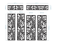 File cnc cửa 2 cánh thiết kế đẹp