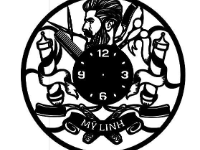 File cnc đồng hồ cắt tóc