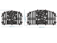 File cnc hàng rào cây tùng