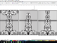 File CNC hàng rào cửa sổ đẹp