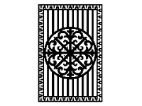 File cnc hàng rào độc đáo