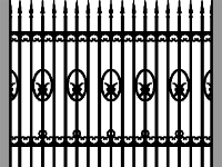 File cnc hàng rào giáo nhọn