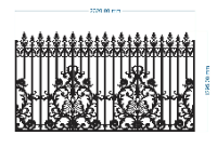 File cnc hàng rào thiết kế đẹp hiện đại