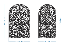 thiết kế hàng rào,cad hàng rào,file cnc hàng rào,mẫu cnc hàng rào