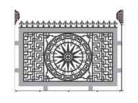 File cnc hàng rào trống đồng dương