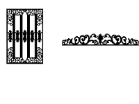 File cnc hàng rào và hoa văn vòm cổng
