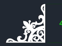 File cnc hoa góc dxf
