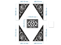 File cnc hoa văn cổng 2 chi tiết