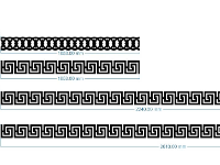 File cnc hoa văn cổng 2 chi tiết đồng tiền và diềm