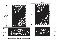 hoa văn cổng,mẫu cổng cnc,file cnc hoa văn cổng,cổng cnc