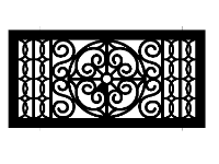 File cnc hoa văn cổng độc đáo dxf