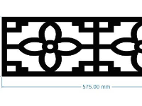 File cnc hoa văn cổng đơn giản