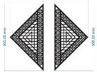 File cnc hoa văn cổng tam giác