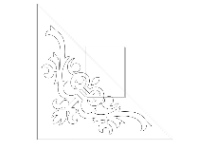 File cnc hoa văn cổng tam giác dxf