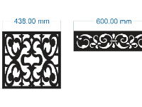 File cnc hoa văn cổng thiết kế đẹp dxf