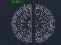 File cnc hoa văn cổng trống đồng mới